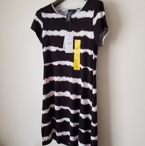 NWT - u-knit knee length T shirt Dress - S/M/L